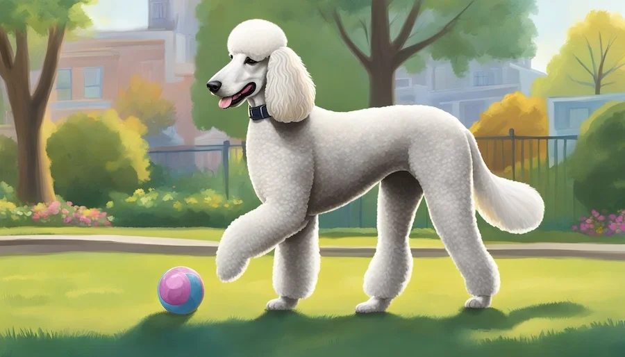 A Day in the Life of a Standard Poodle Named Zack: Fluff, Flair, and Fabulous Hair